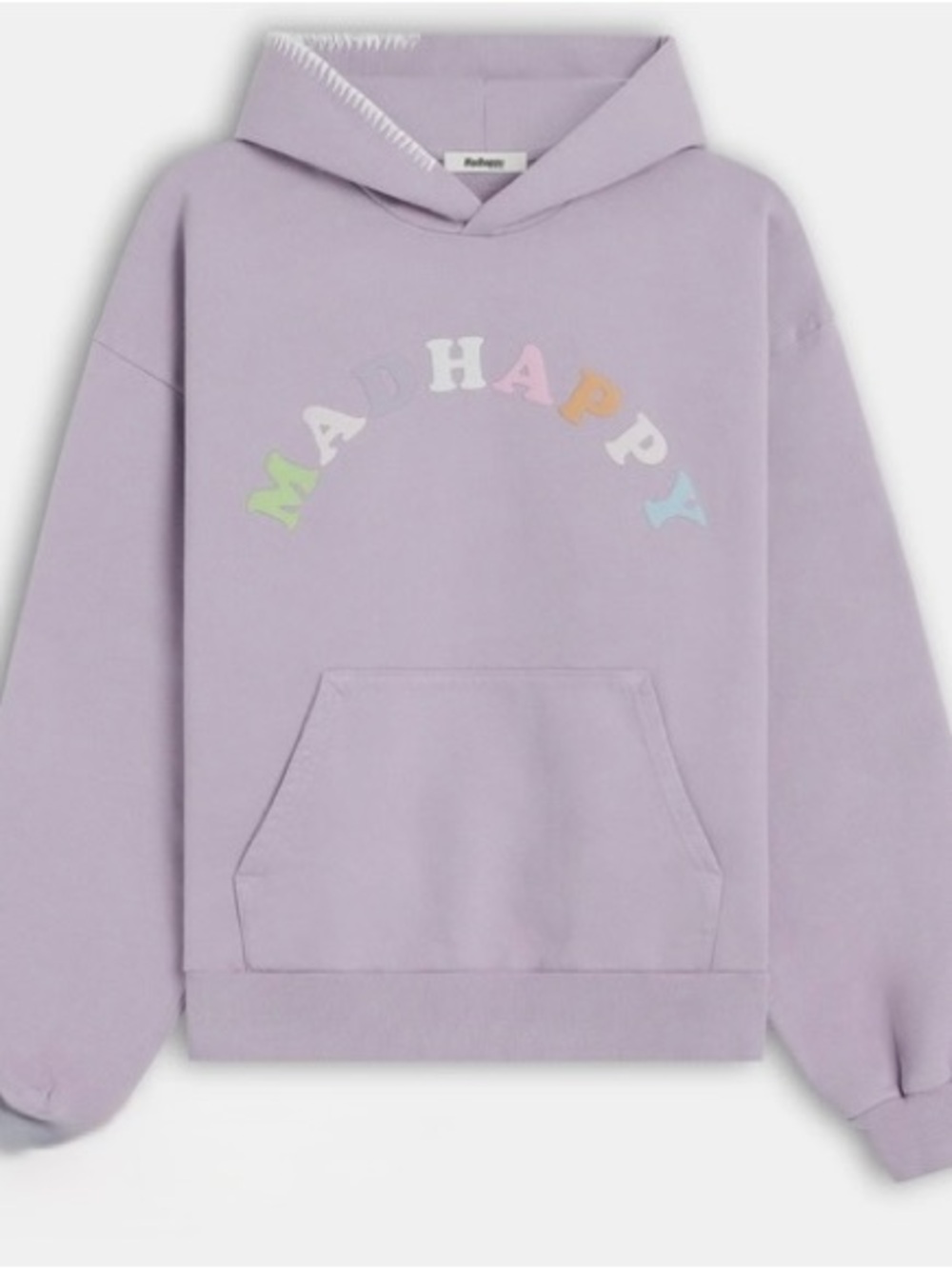 Madhappy Lavender Pullover Hoodie with Pastel Arch Logo